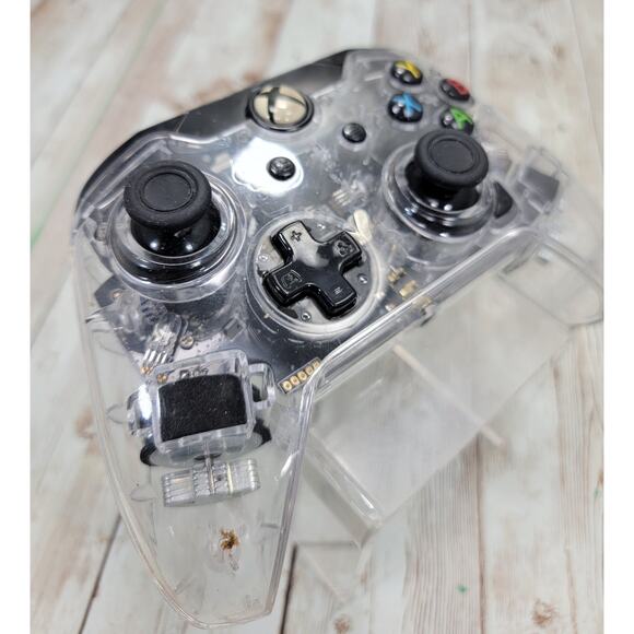 Afterglow Wired Game Controller Xbox One Clear Transparent 048-121 No cable - Picture 4 of 8